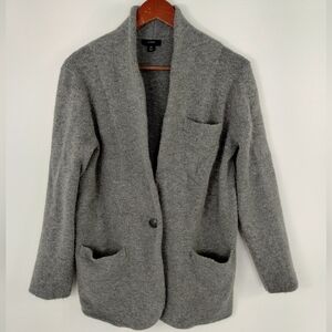 J. Crew Merino Wool Blend Cardigan Gray Size XS
